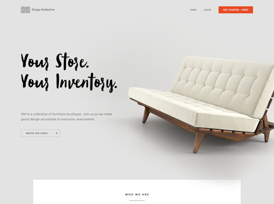 Design Kollective homepage 